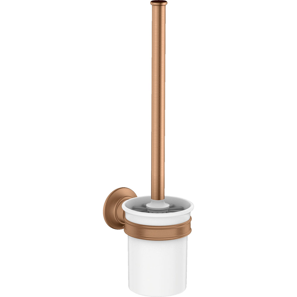 AXOR-Montreux-Toilet-brush-holder-wall-mounted-Brushed-Bronze-42035140