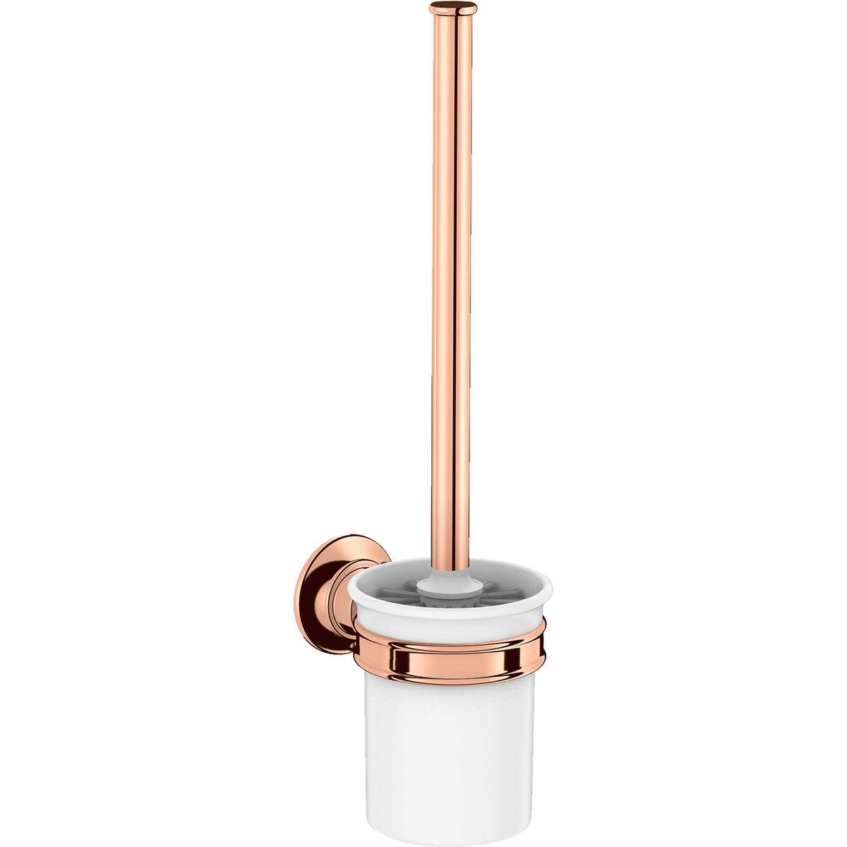 AXOR-Montreux-Toilet-brush-holder-wall-mounted-Polished-Red-Gold-42035300