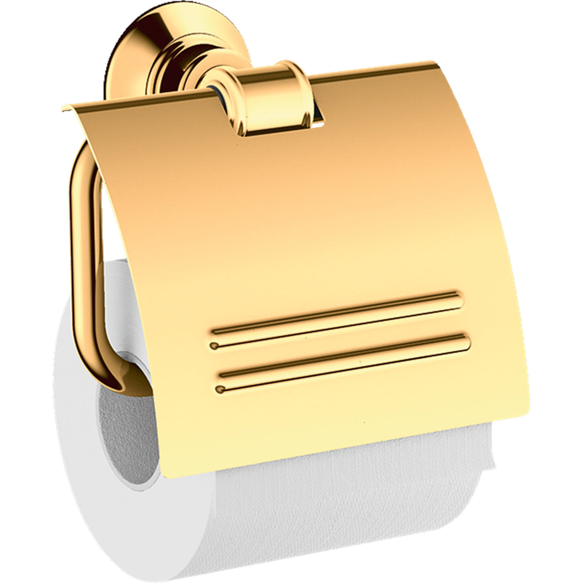 AXOR-Montreux-Toilet-paper-holder-with-cover-Polished-Gold-Optic-42036990