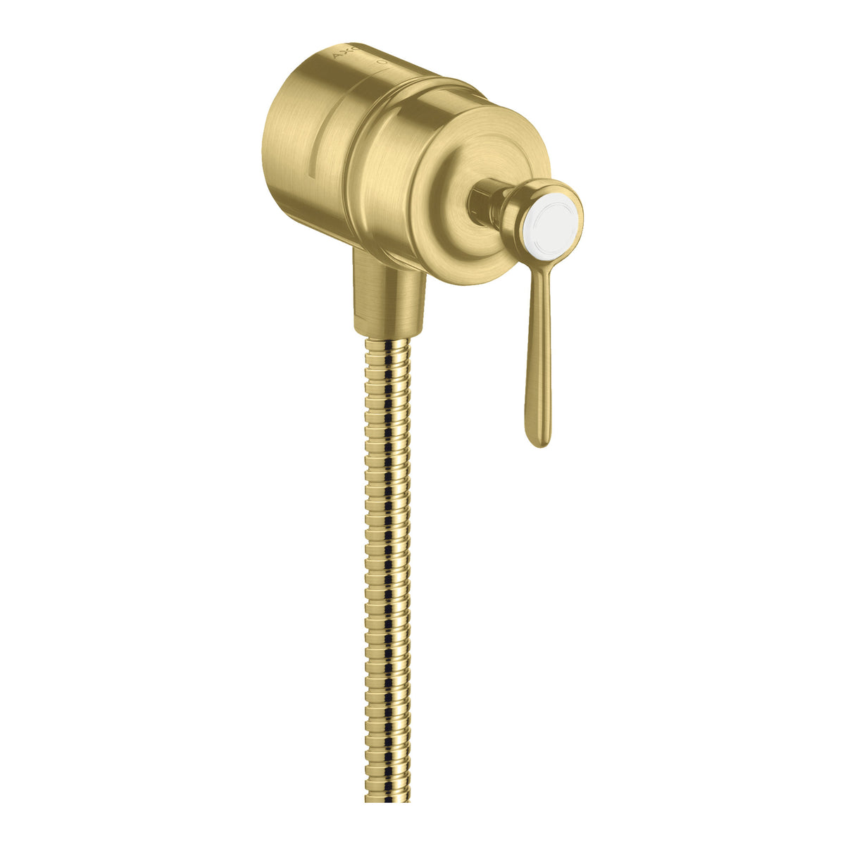 AXOR Montreux Wall outlet stop with non return valve, shut off valve and lever handle 16883 16883950