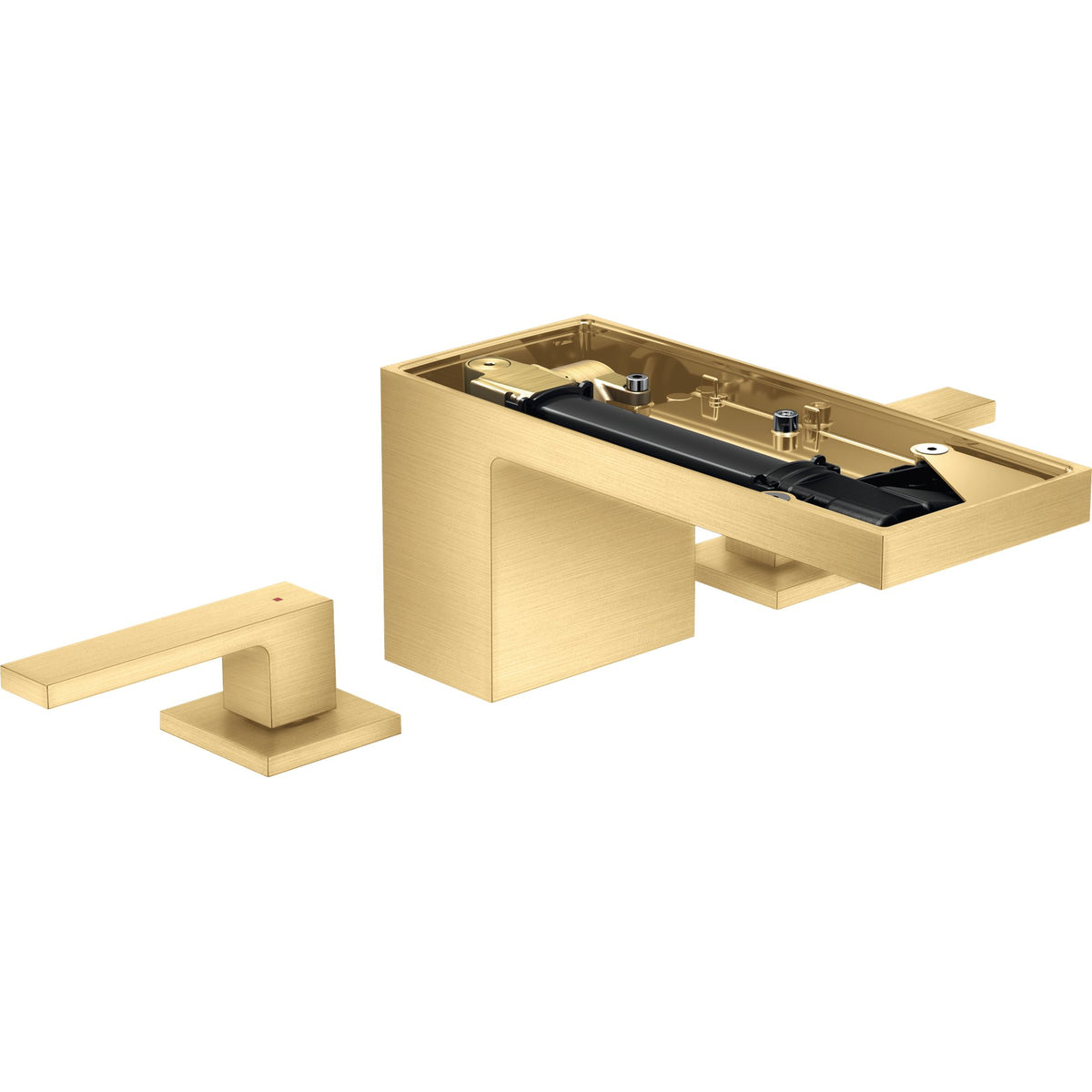 AXOR-MyEdition-3-hole-basin-mixer-70-with-push-open-waste-set-without-plate-Brushed-Gold-Optic-47052250