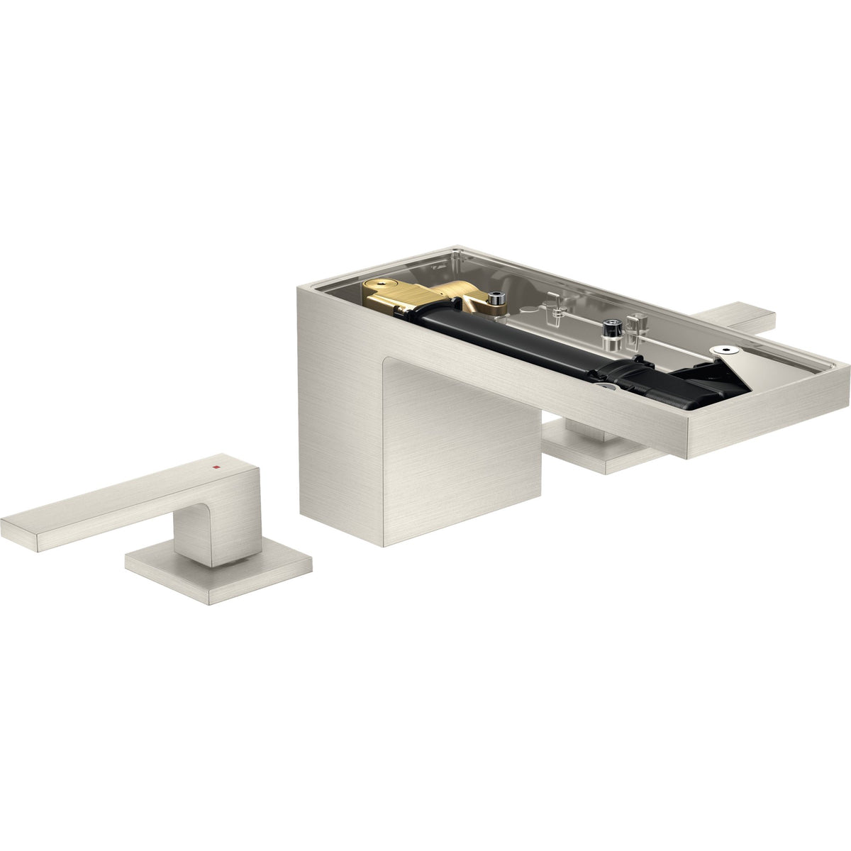 AXOR-MyEdition-3-hole-basin-mixer-70-with-push-open-waste-set-without-plate-Stainless-Steel-Optic-47052800