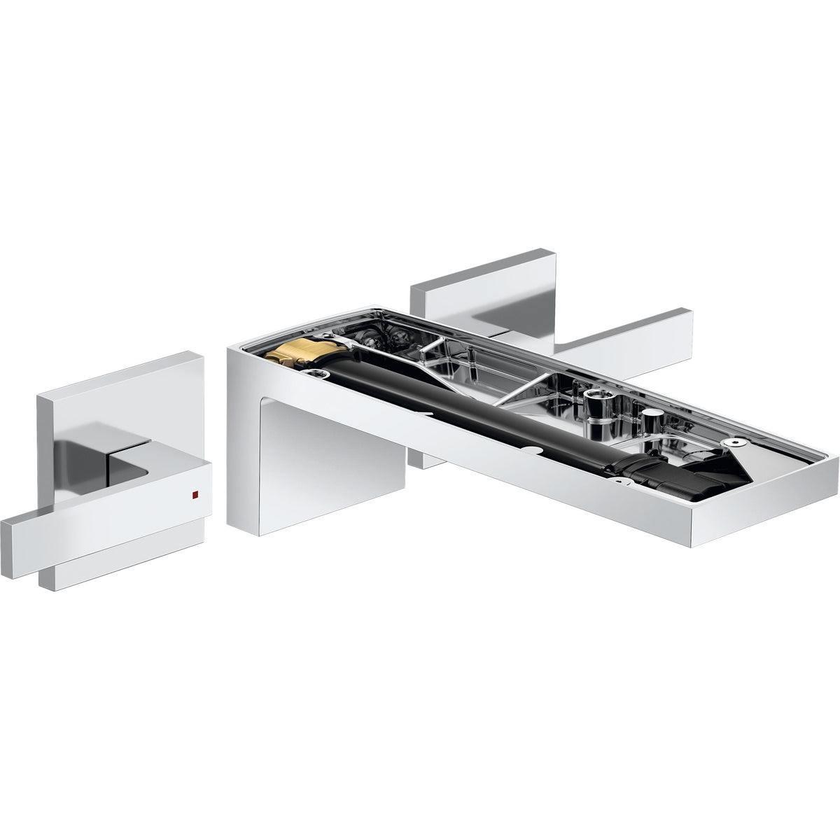 AXOR-MyEdition-3-hole-basin-mixer-for-concealed-installation-wall-mounted-with-spout-221-mm-lever-handles-without-plate-Chrome-47082000