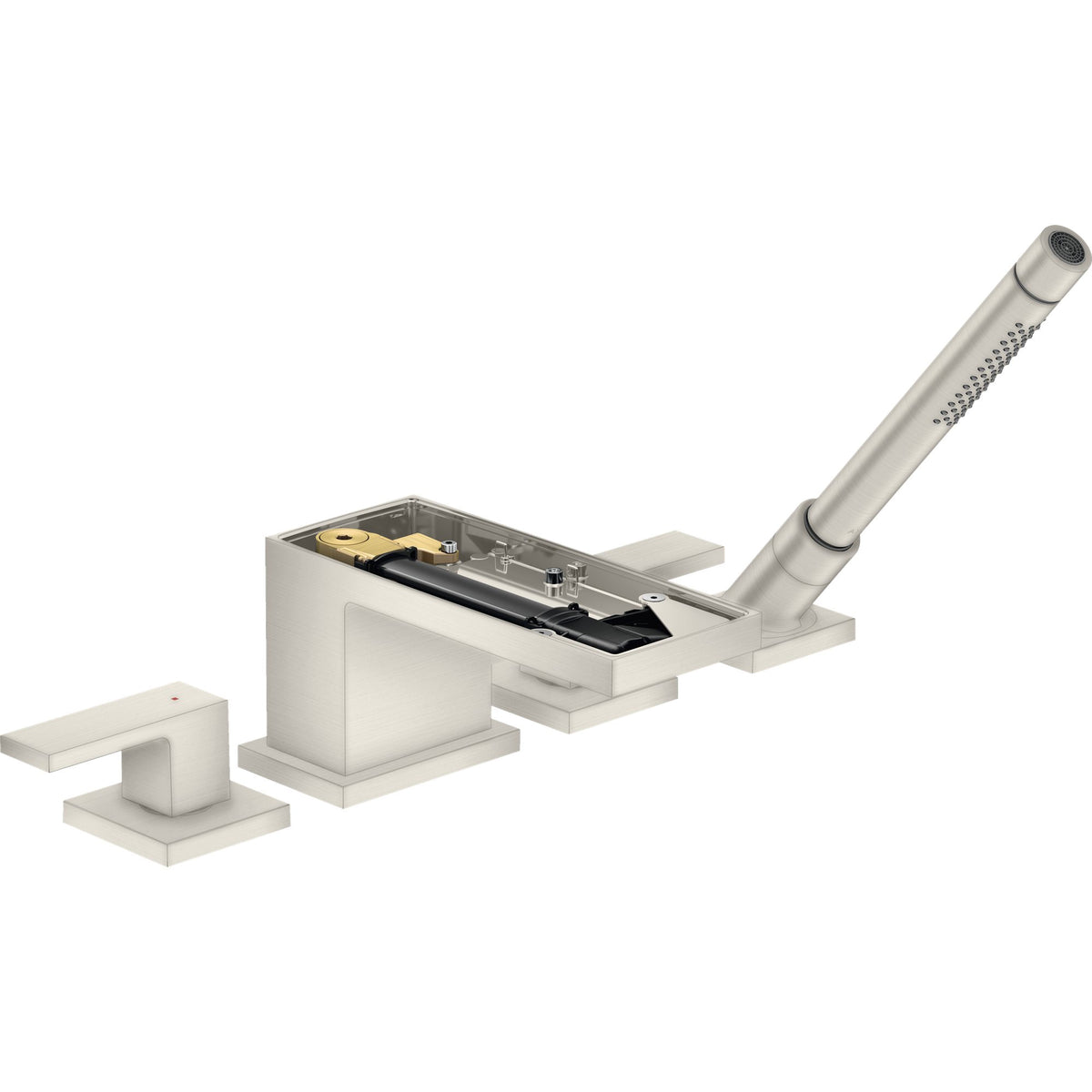 AXOR-MyEdition-4-hole-rim-mounted-bath-mixer-without-plate-Stainless-Steel-Optic-47432800