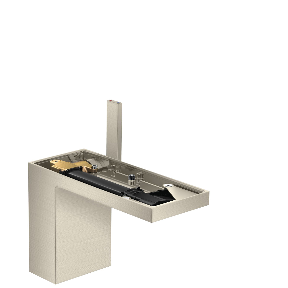 AXOR-MyEdition-Single-lever-basin-mixer-110-with-push-open-waste-set-without-plate-Brushed-Nickel-47032820