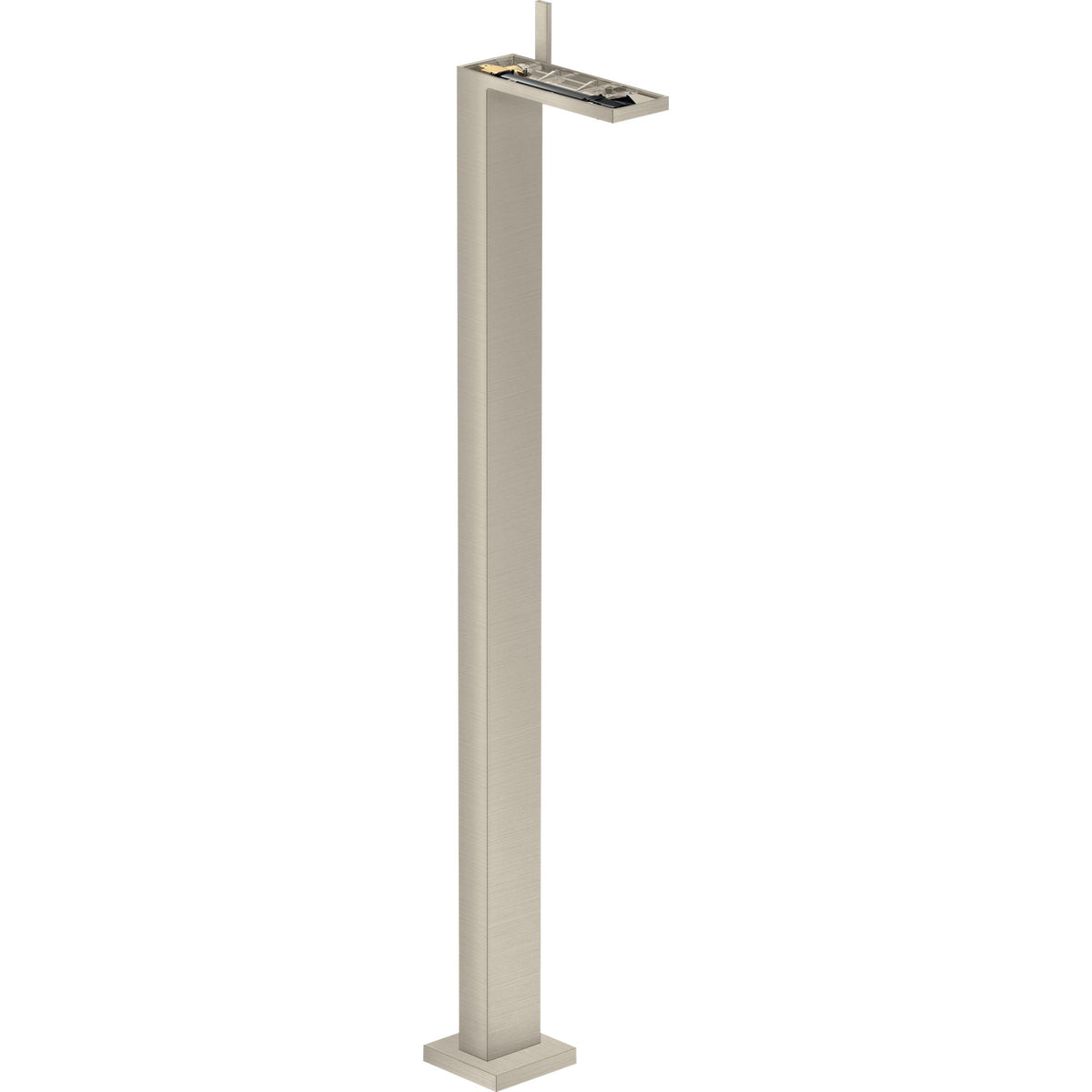 AXOR-MyEdition-Single-lever-basin-mixer-floor-standing-with-push-open-waste-set-without-plate-Brushed-Nickel-47042820