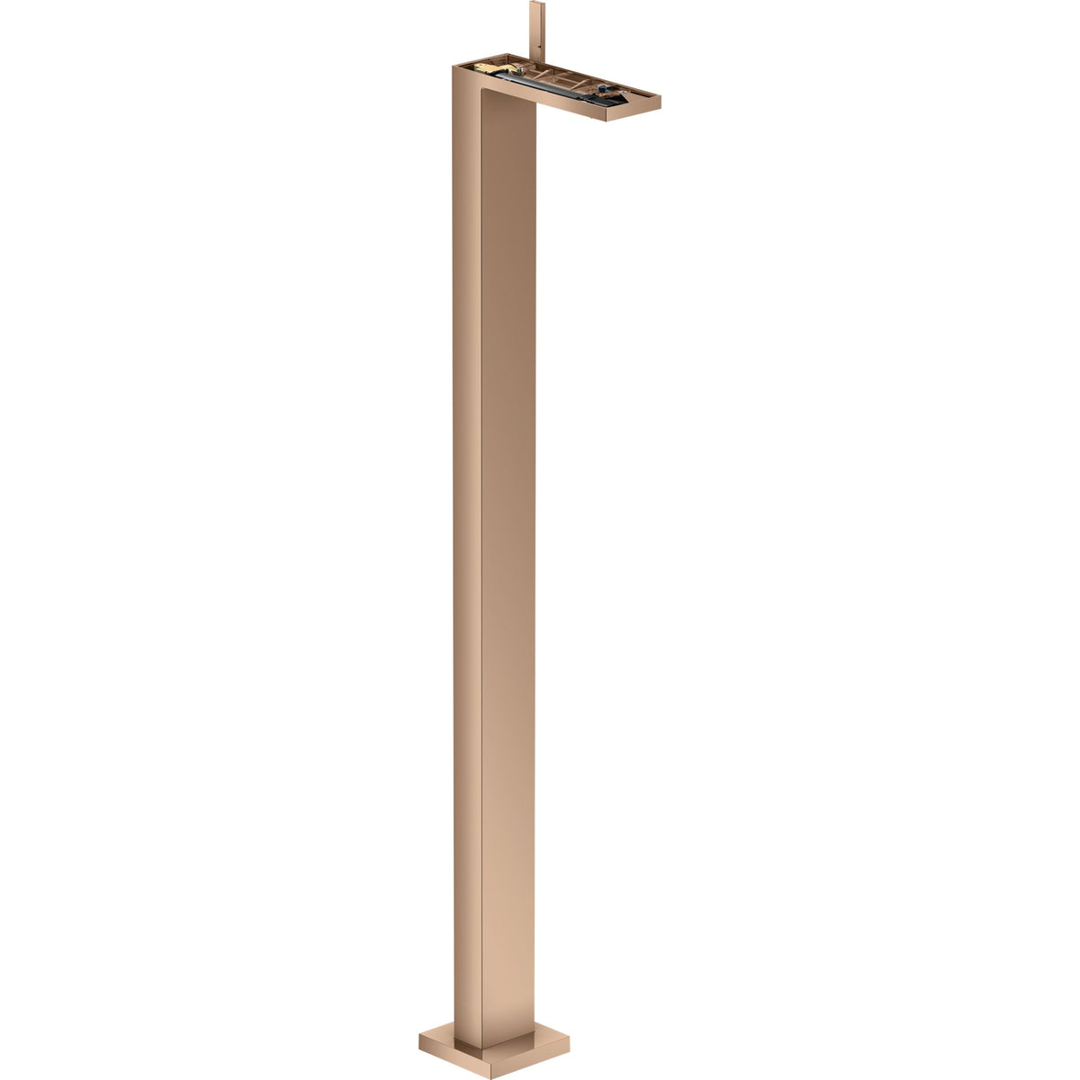 AXOR-MyEdition-Single-lever-basin-mixer-floor-standing-with-push-open-waste-set-without-plate-Polished-Red-Gold-47042300