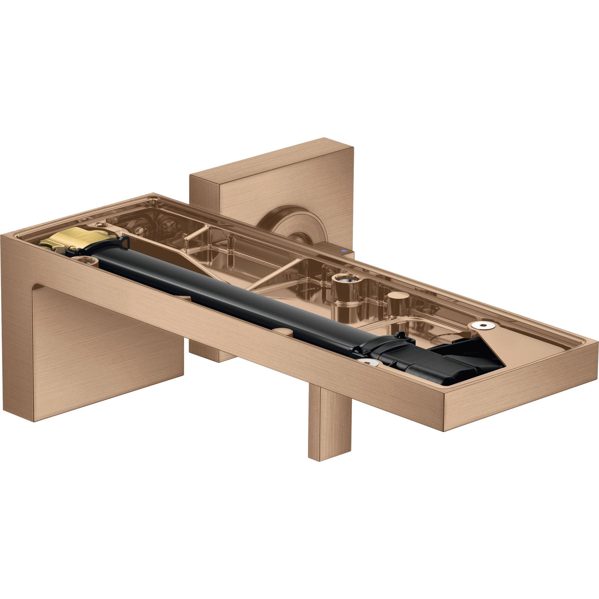AXOR-MyEdition-Single-lever-basin-mixer-for-concealed-installation-wall-mounted-with-spout-221-mm-without-plate-Brushed-Red-Gold-47062310