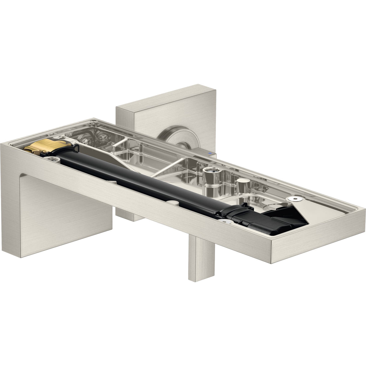 AXOR-MyEdition-Single-lever-basin-mixer-for-concealed-installation-wall-mounted-with-spout-221-mm-without-plate-Stainless-Steel-Optic-47062800
