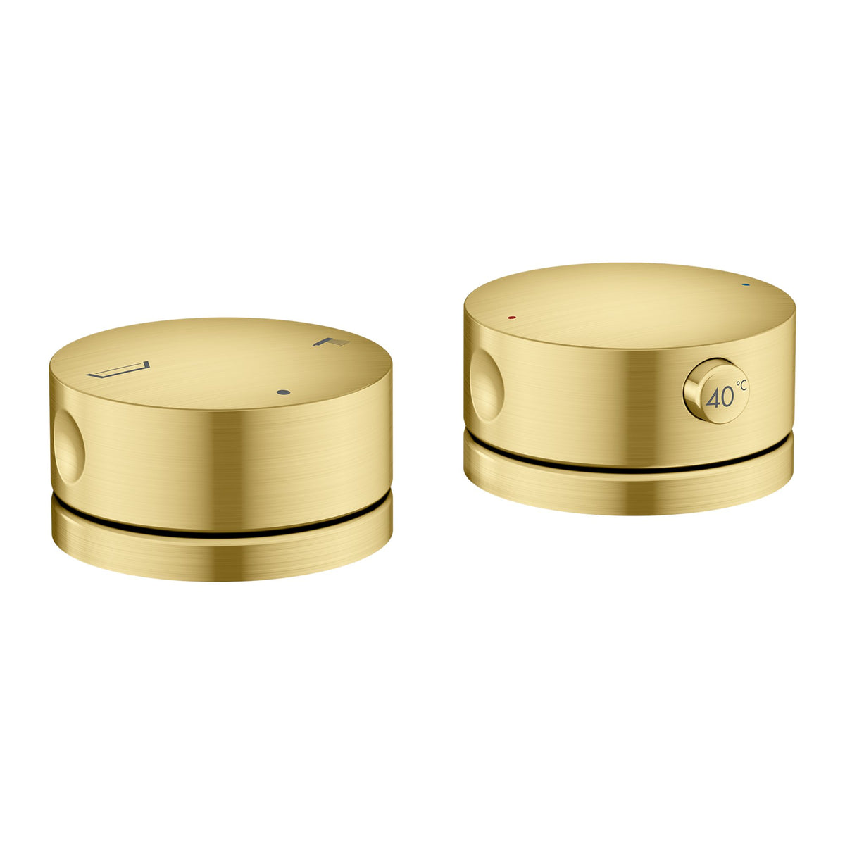 AXOR-One-2-hole-rim-mounted-thermostatic-bath-mixer-Brushed-Brass-48470950