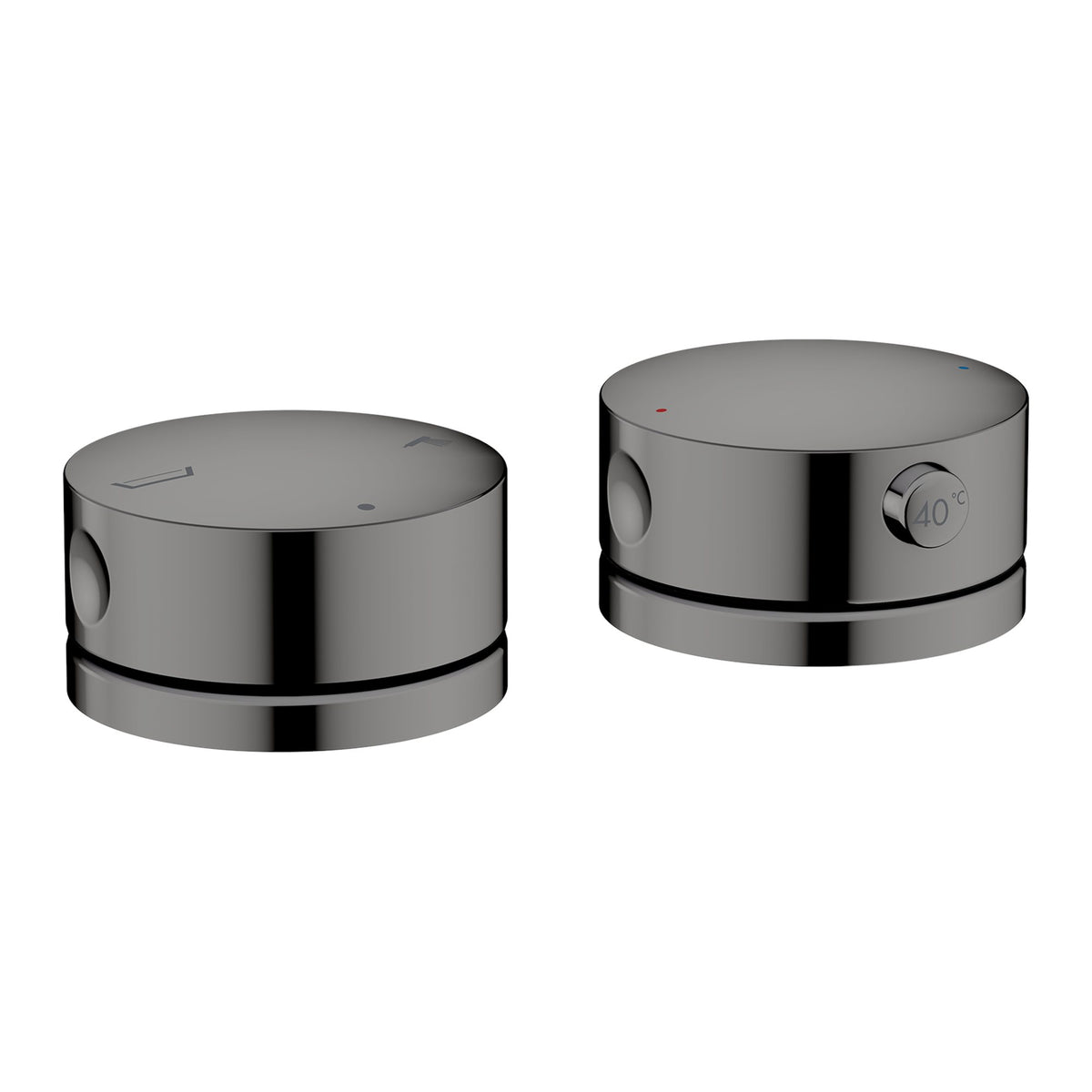 AXOR-One-2-hole-rim-mounted-thermostatic-bath-mixer-Polished-Black-Chrome-48470330