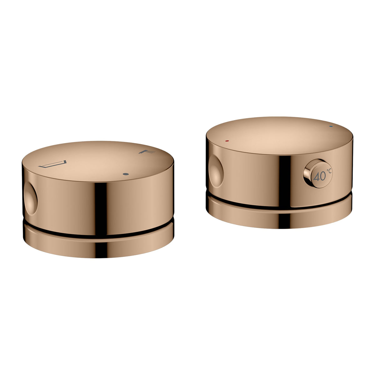 AXOR-One-2-hole-rim-mounted-thermostatic-bath-mixer-Polished-Red-Gold-48470300