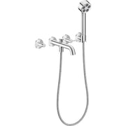 AXOR-One-3-hole-bath-mixer-for-concealed-installation-wall-mounted-with-lever-handles-and-hand-shower-Chrome-48444000
