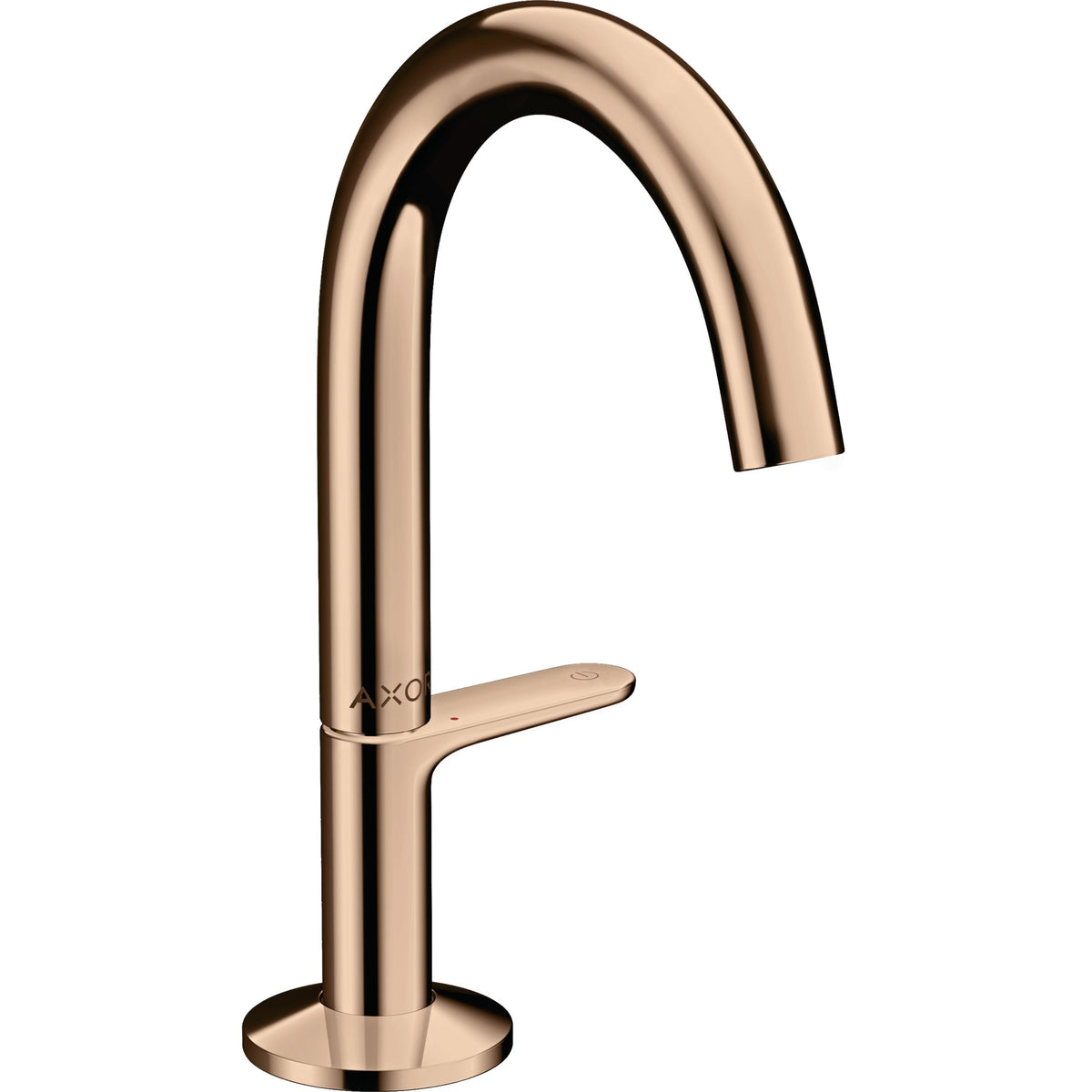 AXOR-One-Basin-mixer-Select-140-with-push-open-waste-set-Polished-Red-Gold-48010300