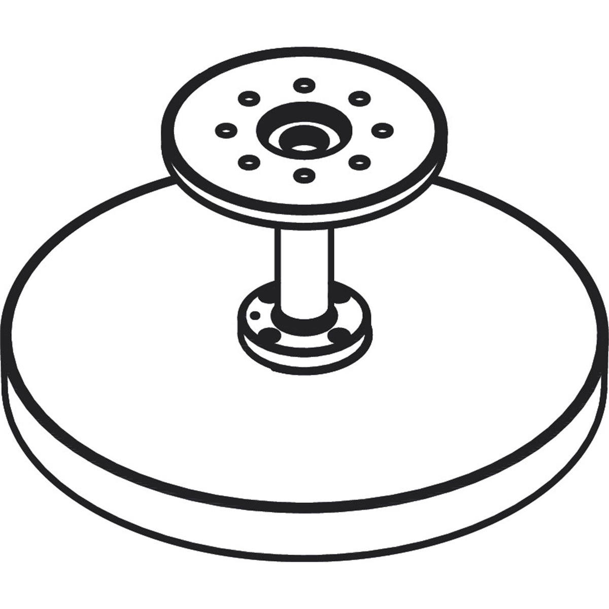 AXOR-One-Overhead-shower-280-1jet-with-ceiling-connection-48493-technical-03