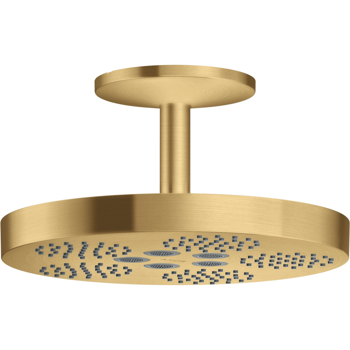AXOR-One-Overhead-shower-280-1jet-with-ceiling-connection-Brushed-Gold-Optic-48493250