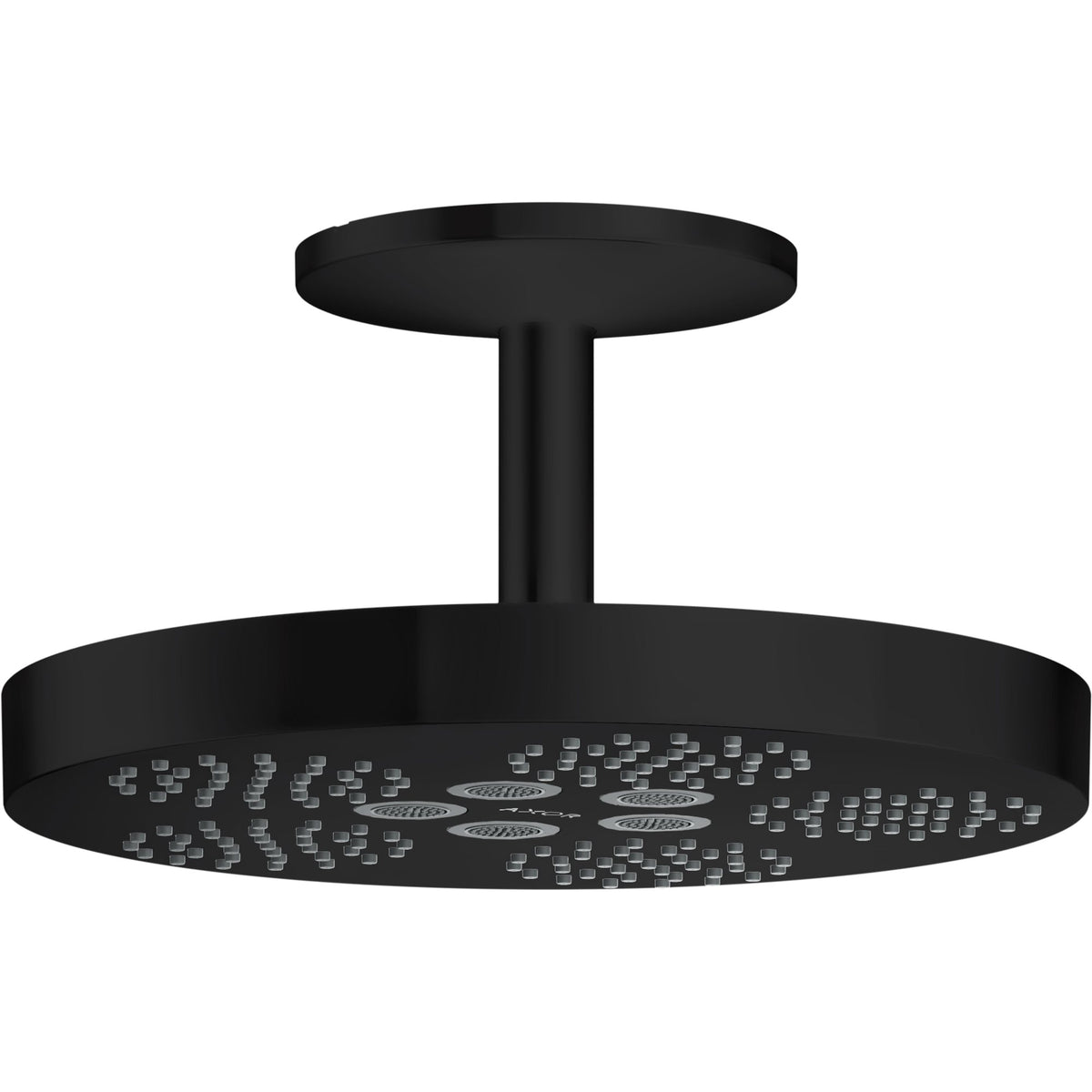 AXOR-One-Overhead-shower-280-1jet-with-ceiling-connection-Matt-Black-48493670