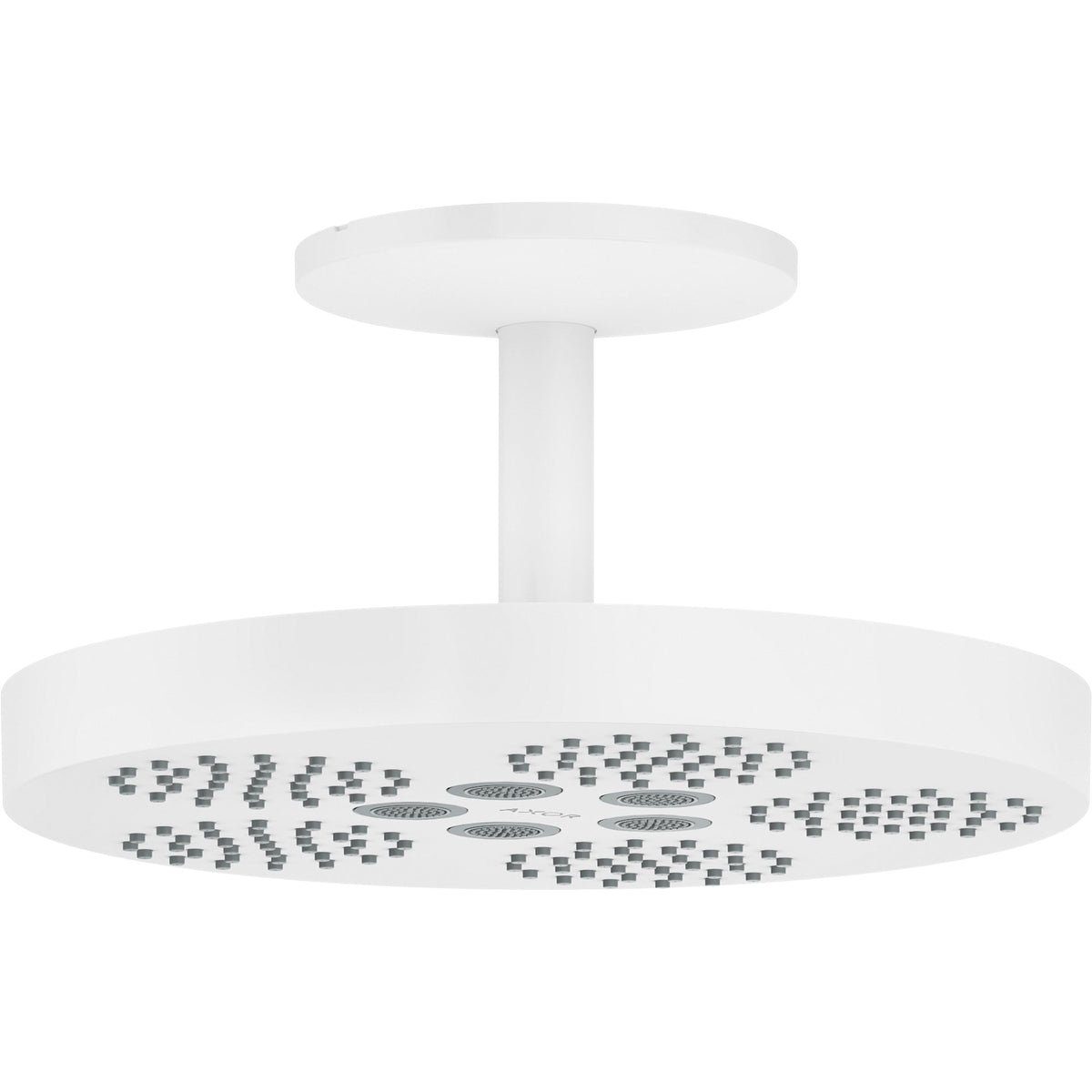 AXOR-One-Overhead-shower-280-1jet-with-ceiling-connection-Matt-White-48493700