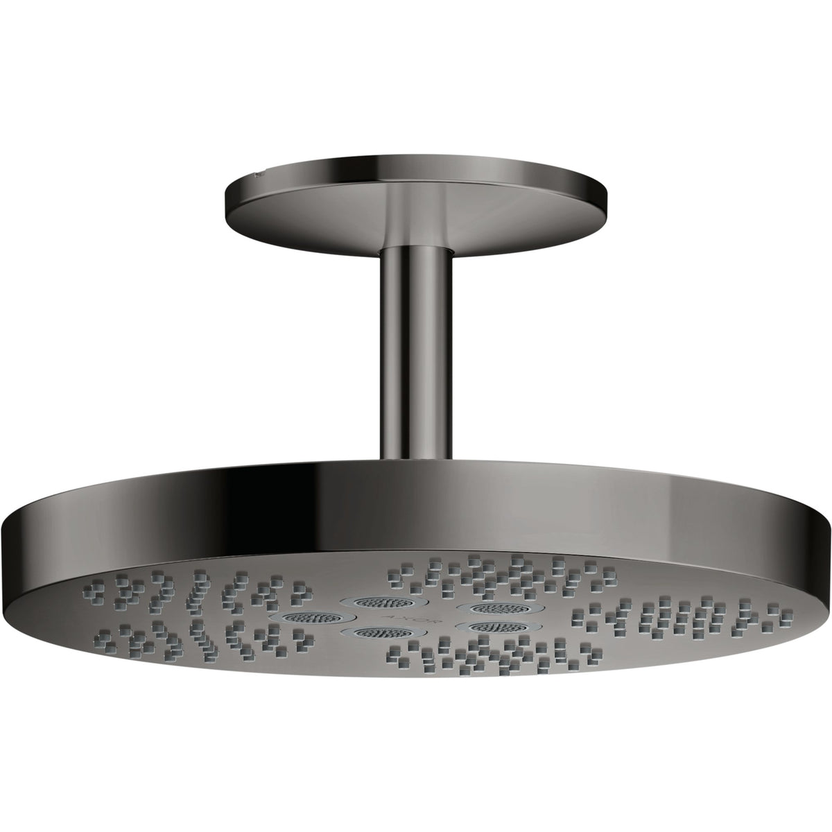 AXOR-One-Overhead-shower-280-1jet-with-ceiling-connection-Polished-Black-Chrome-48493330