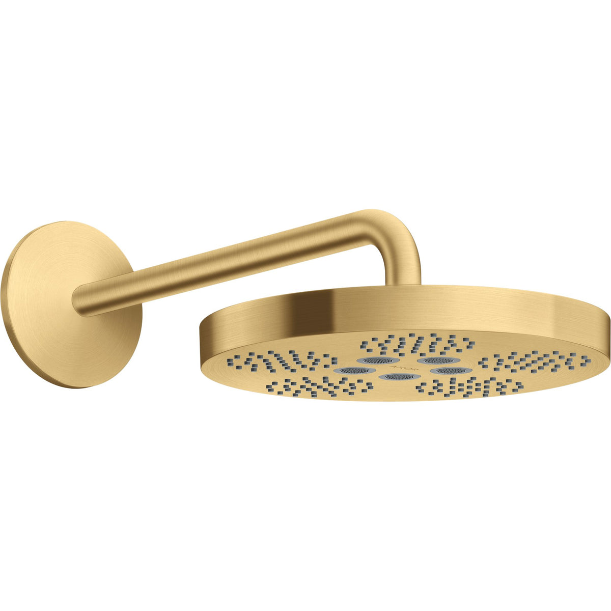 AXOR-One-Overhead-shower-280-1jet-with-shower-arm-Brushed-Gold-Optic-48491250