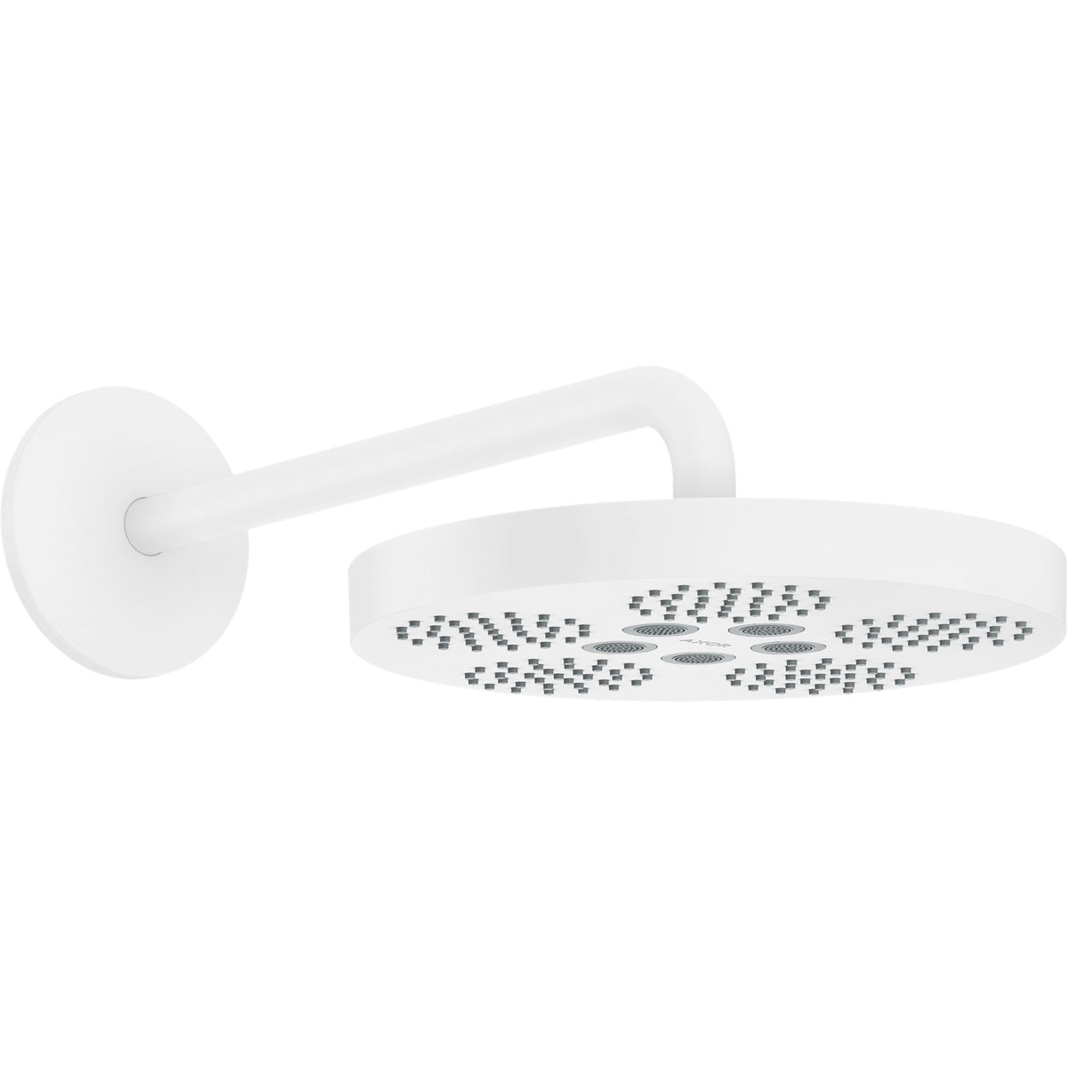 AXOR-One-Overhead-shower-280-1jet-with-shower-arm-Matt-White-48491700