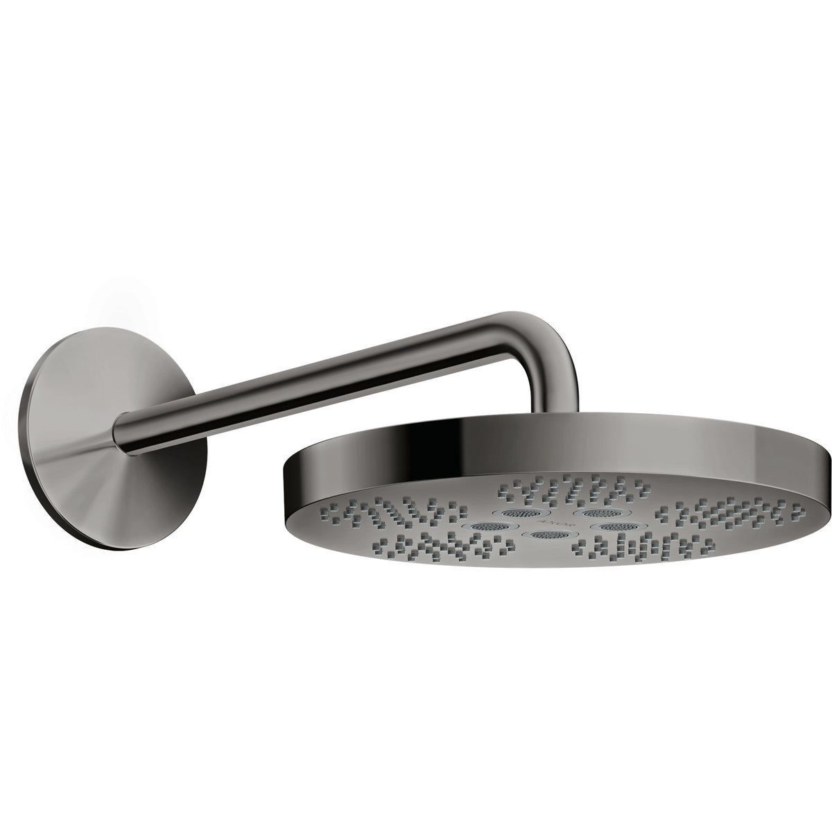 AXOR-One-Overhead-shower-280-1jet-with-shower-arm-Polished-Black-Chrome-48491330