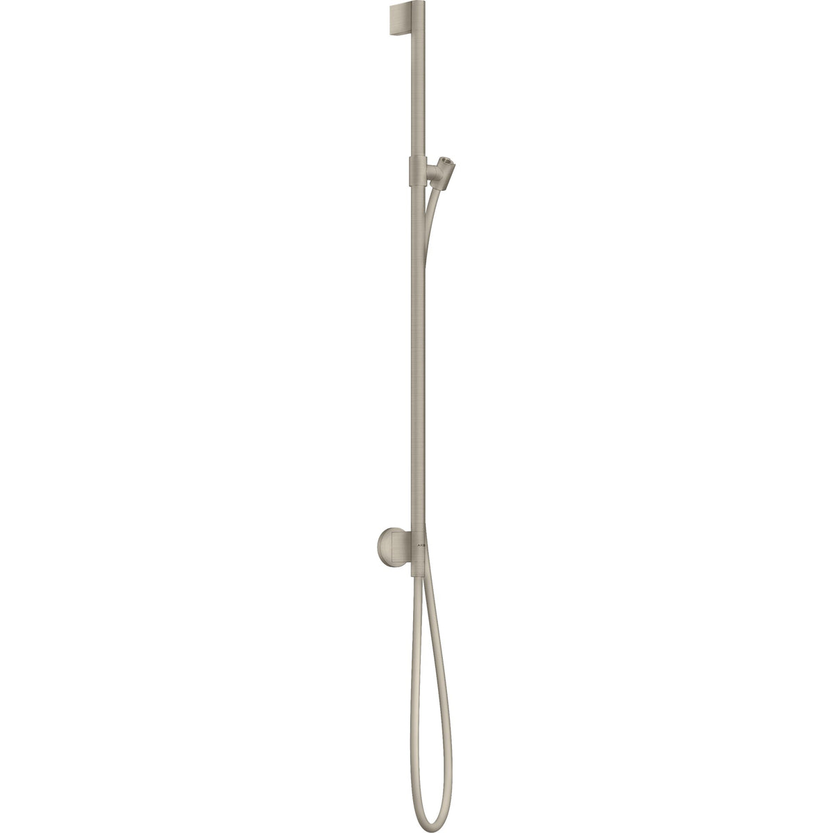 AXOR-One-Shower-bar-0-90-m-with-wall-connection-and-shower-hose-1-60-m-Brushed-Nickel-48792820