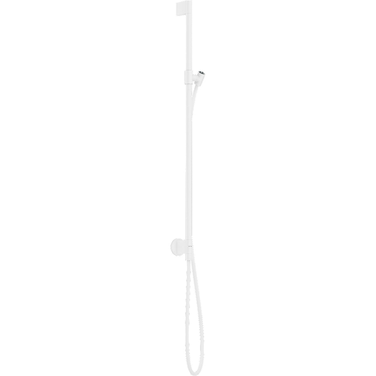 AXOR-One-Shower-bar-0-90-m-with-wall-connection-and-shower-hose-1-60-m-Matt-White-48792700
