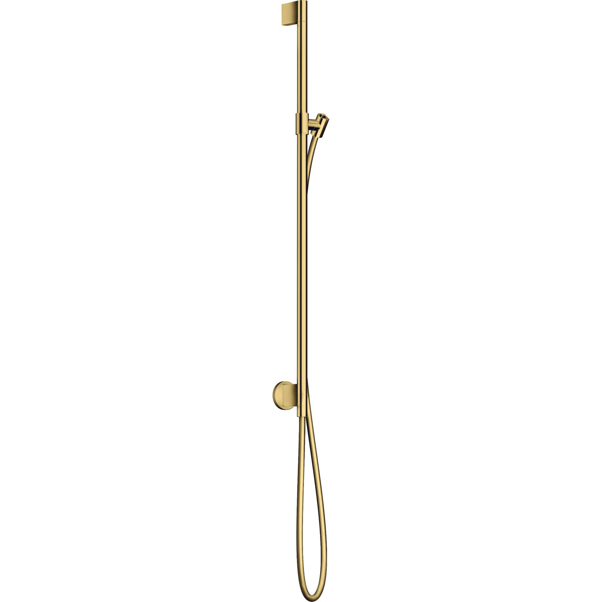 AXOR-One-Shower-bar-0-90-m-with-wall-connection-and-shower-hose-1-60-m-Polished-Gold-Optic-48792990