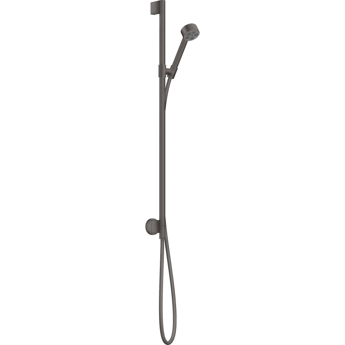 AXOR-One-Shower-set-75-1jet-EcoSmart-with-wall-connection-Brushed-Black-Chrome-48791340