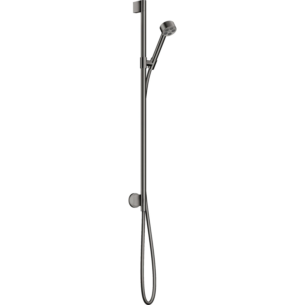 AXOR-One-Shower-set-75-1jet-EcoSmart-with-wall-connection-Polished-Black-Chrome-48791330