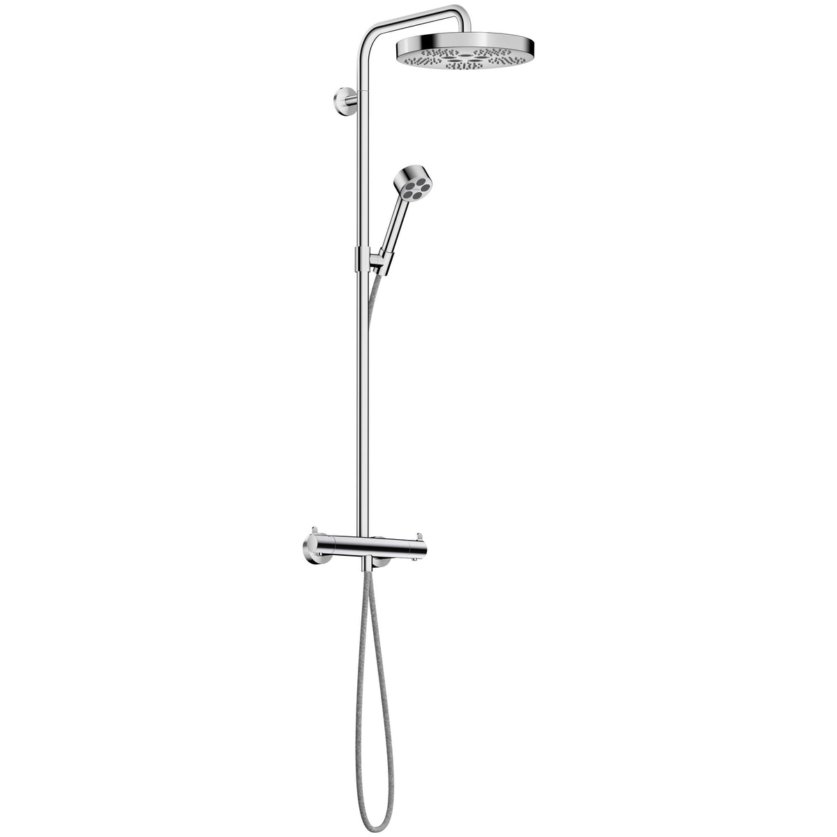 AXOR-One-Showerpipe-with-thermostat-and-overhead-shower-280-1jet-EcoSmart-Chrome-48795000