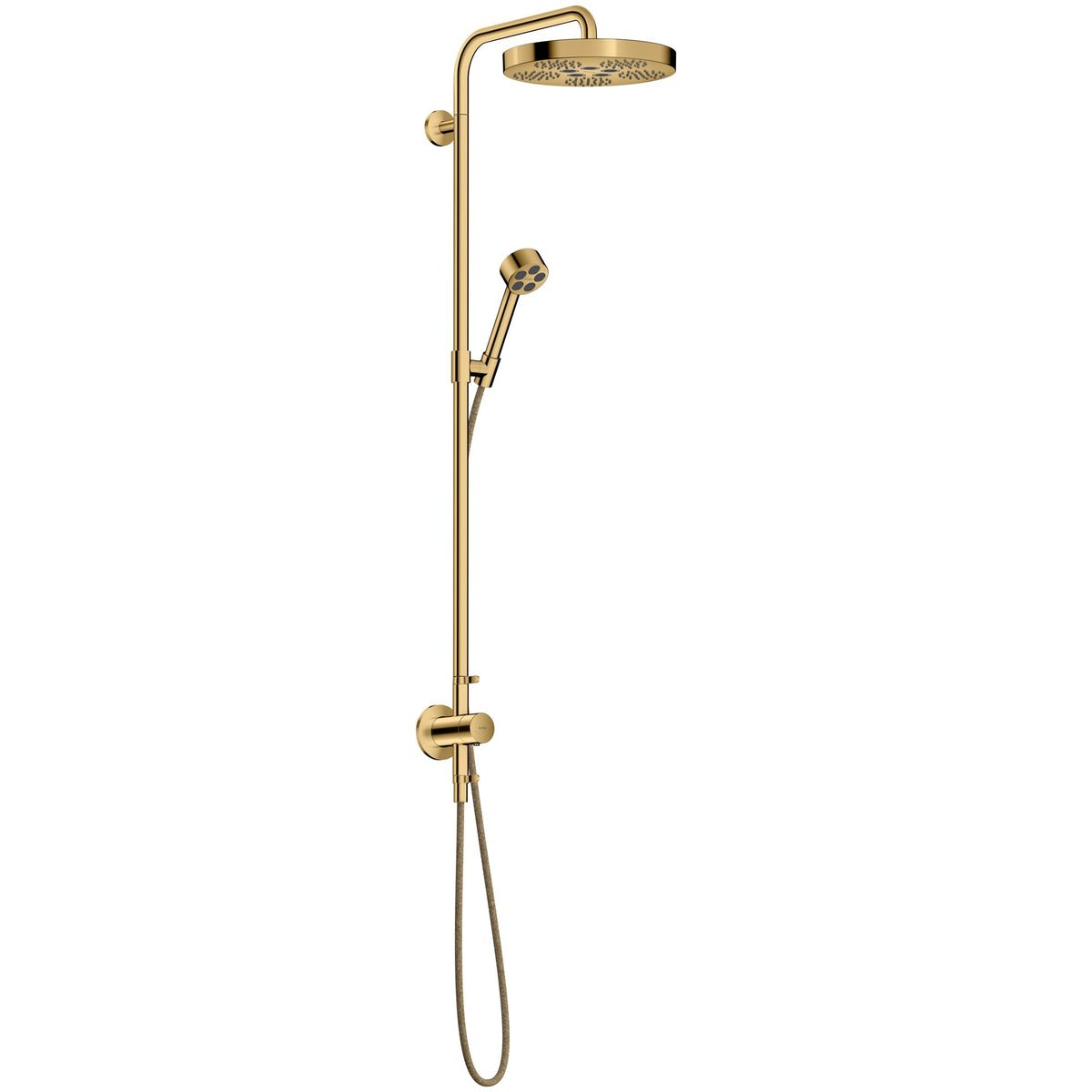 AXOR-One-Showerpipe-with-thermostat-and-overhead-shower-280-1jet-for-concealed-installation-Polished-Gold-Optic-48796990