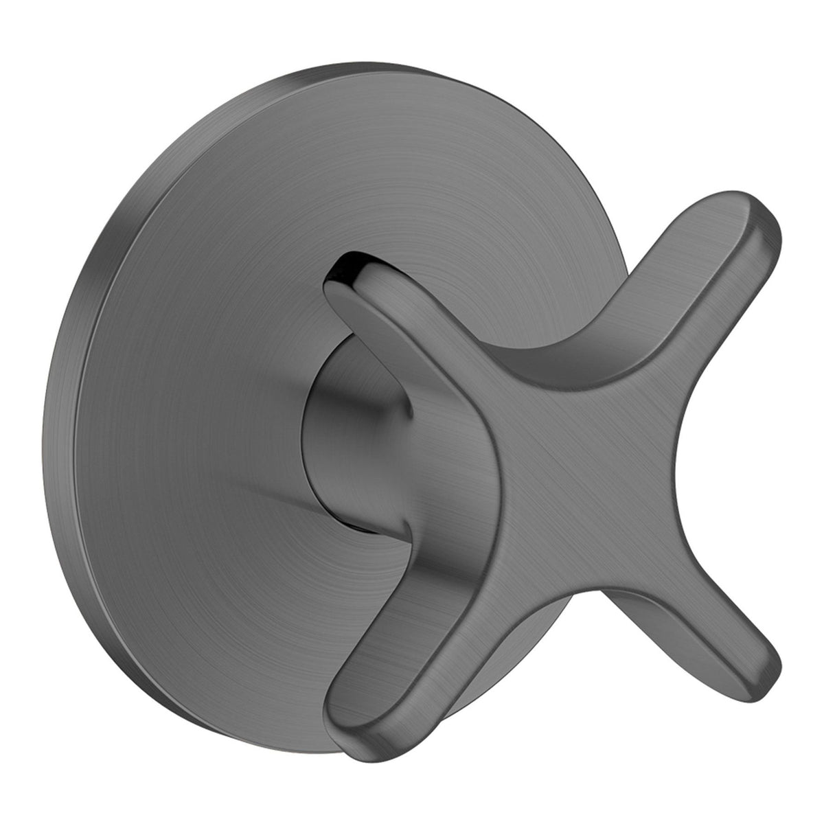 AXOR One Shut off valve for concealed installation with cross handle Brushed Black Chrome 48771340