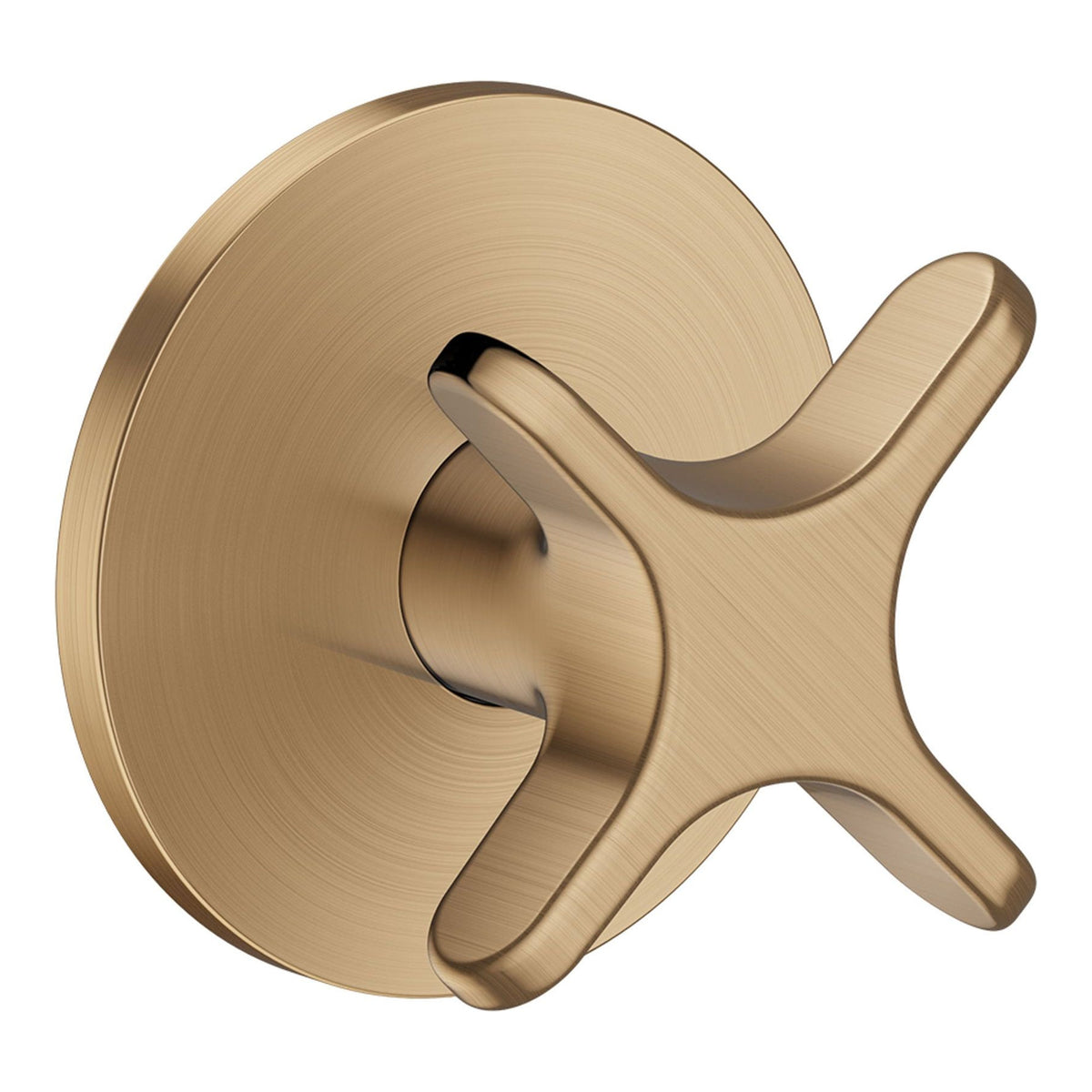 AXOR One Shut off valve for concealed installation with cross handle Brushed Bronze 48771140