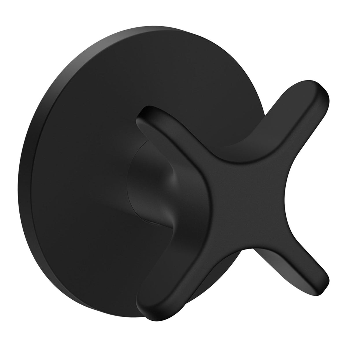 AXOR One Shut off valve for concealed installation with cross handle Matt Black 48771670