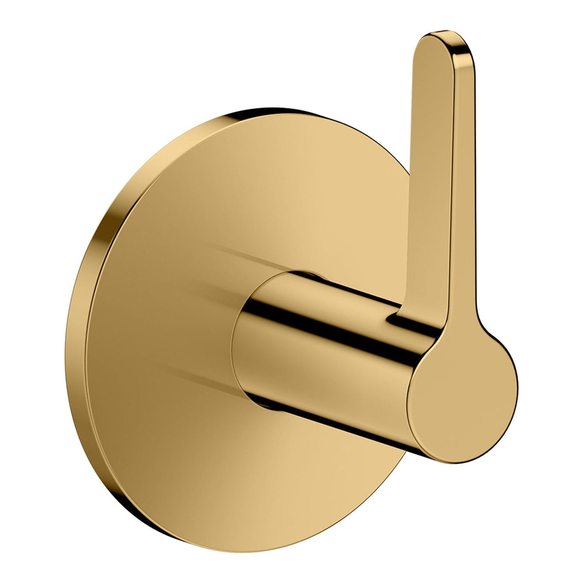 AXOR One Shut off valve for concealed installation with lever handle Polished Gold Optic 48772990