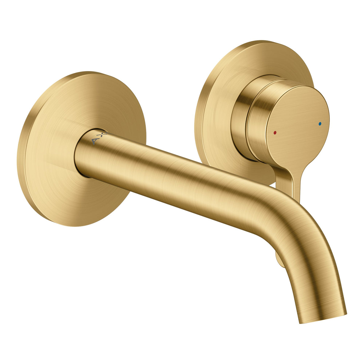 AXOR-One-Single-lever-basin-mixer-for-concealed-installation-wall-mounted-with-lever-handle-and-spout-160-mm-Brushed-Gold-Optic-48170250