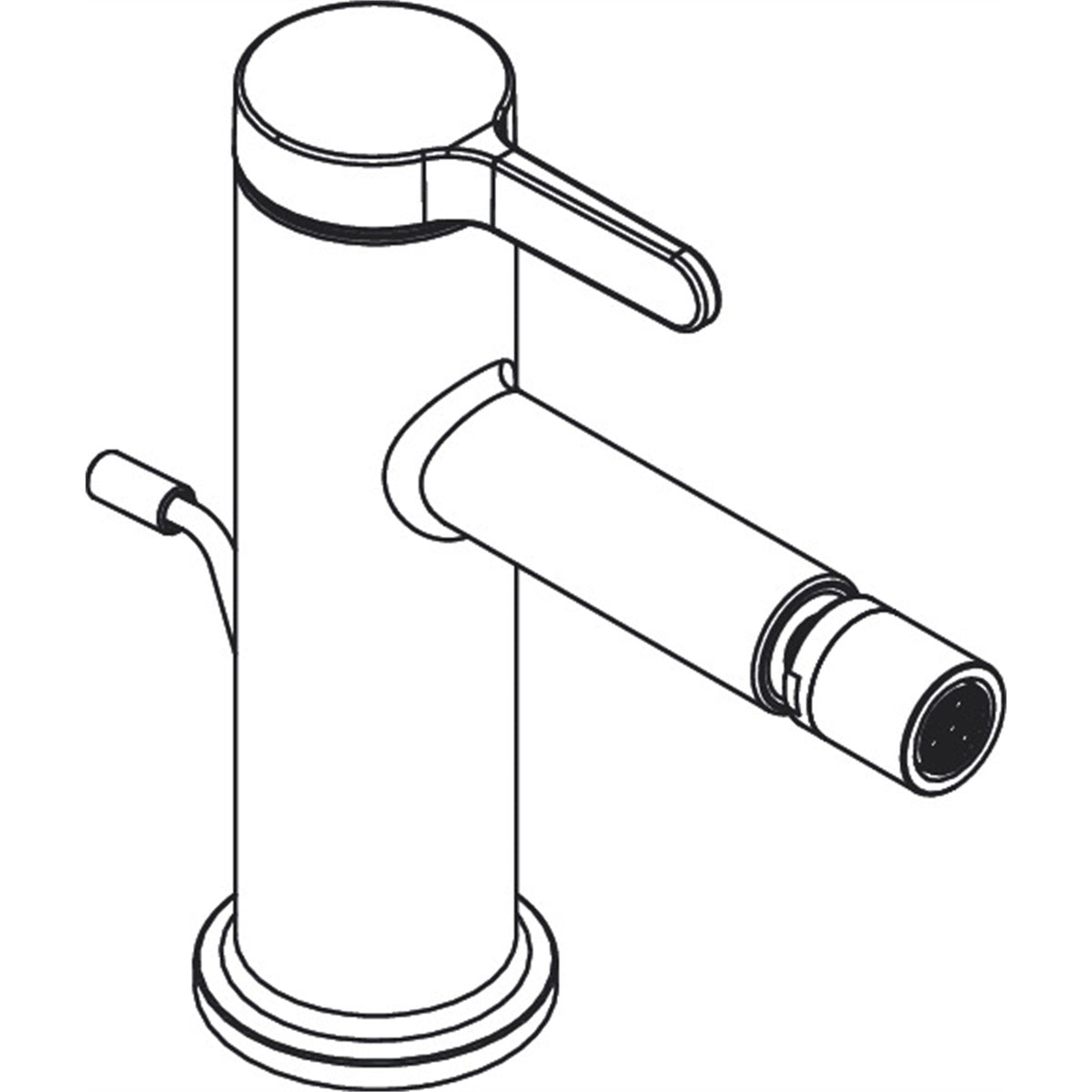 AXOR-One-Single-lever-bidet-mixer-with-pop-up-waste-set-48210-technical-02