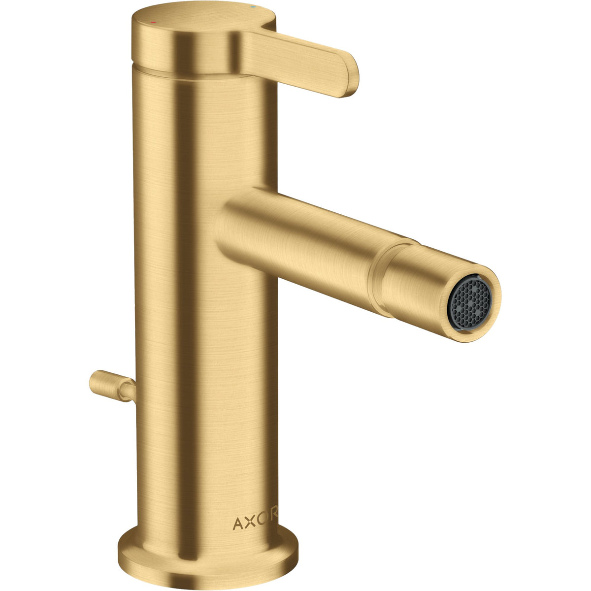 AXOR-One-Single-lever-bidet-mixer-with-pop-up-waste-set-Brushed-Gold-Optic-48210250