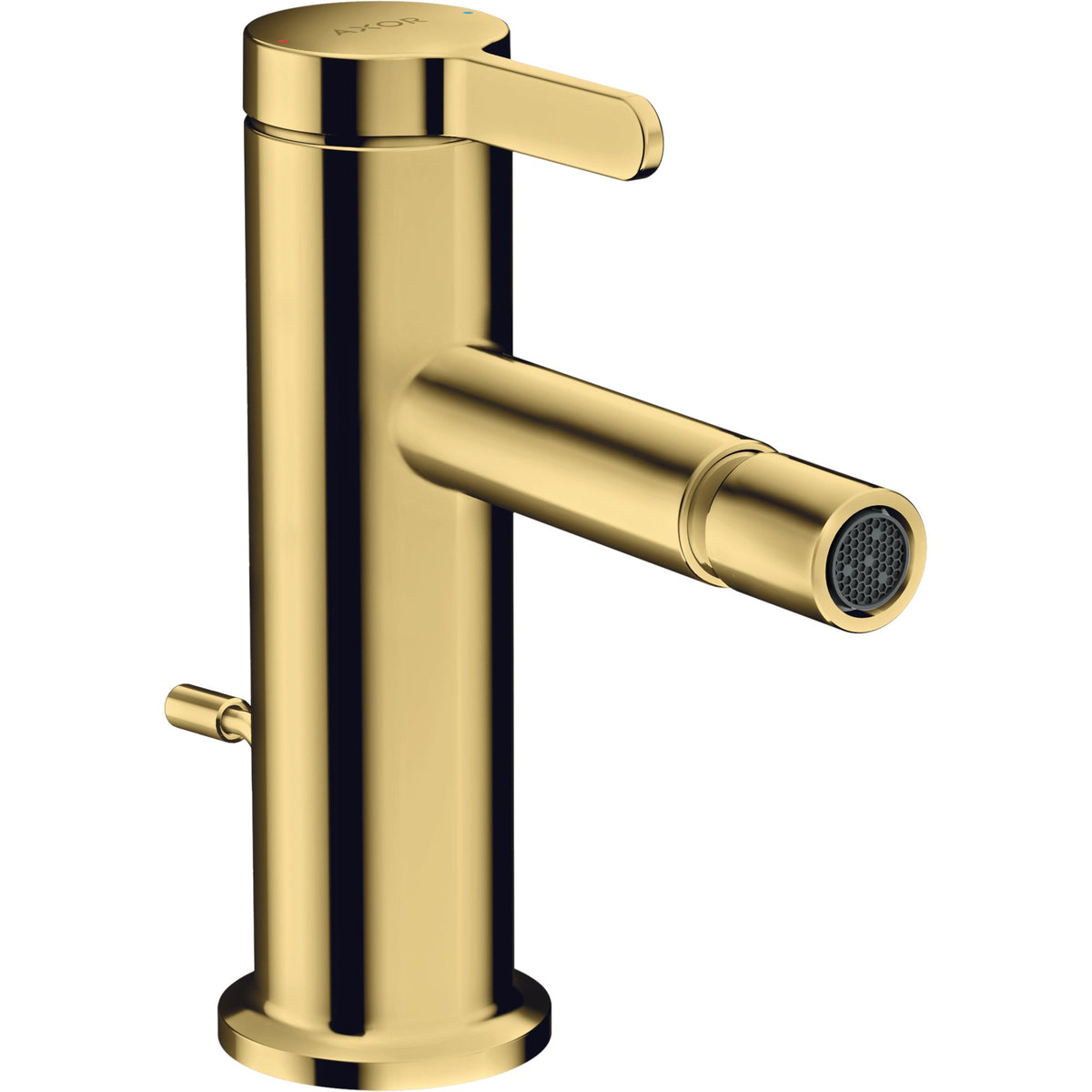 AXOR-One-Single-lever-bidet-mixer-with-pop-up-waste-set-Polished-Gold-Optic-48210990