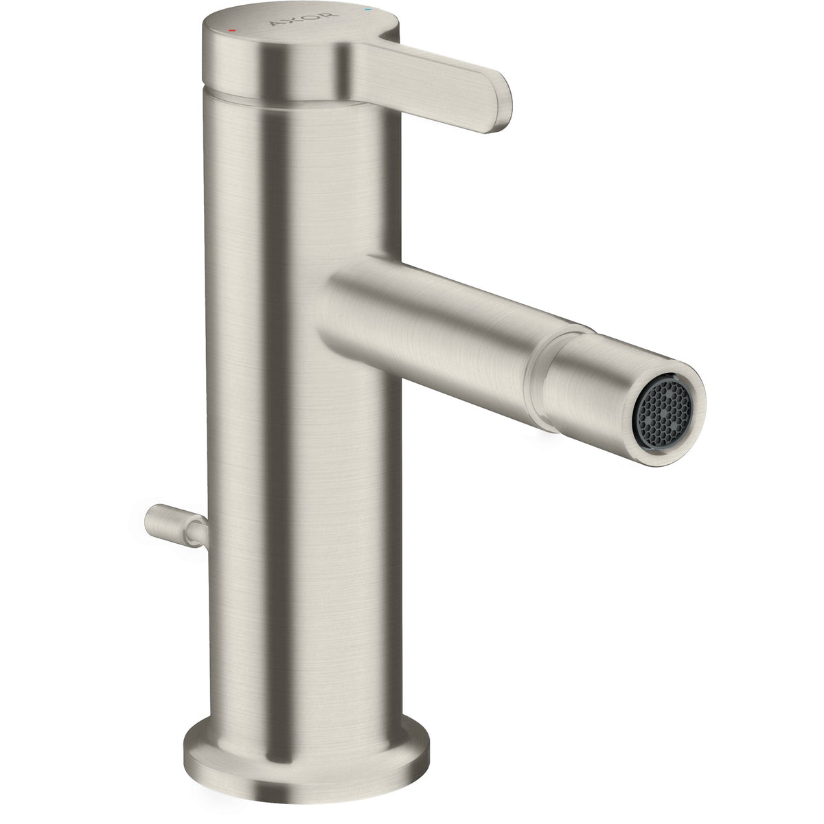 AXOR-One-Single-lever-bidet-mixer-with-pop-up-waste-set-Stainless-Steel-Optic-48210800