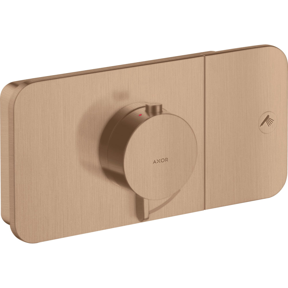 AXOR-One-Thermostatic-module-for-concealed-installation-for-1-function-Brushed-Red-Gold-45711310