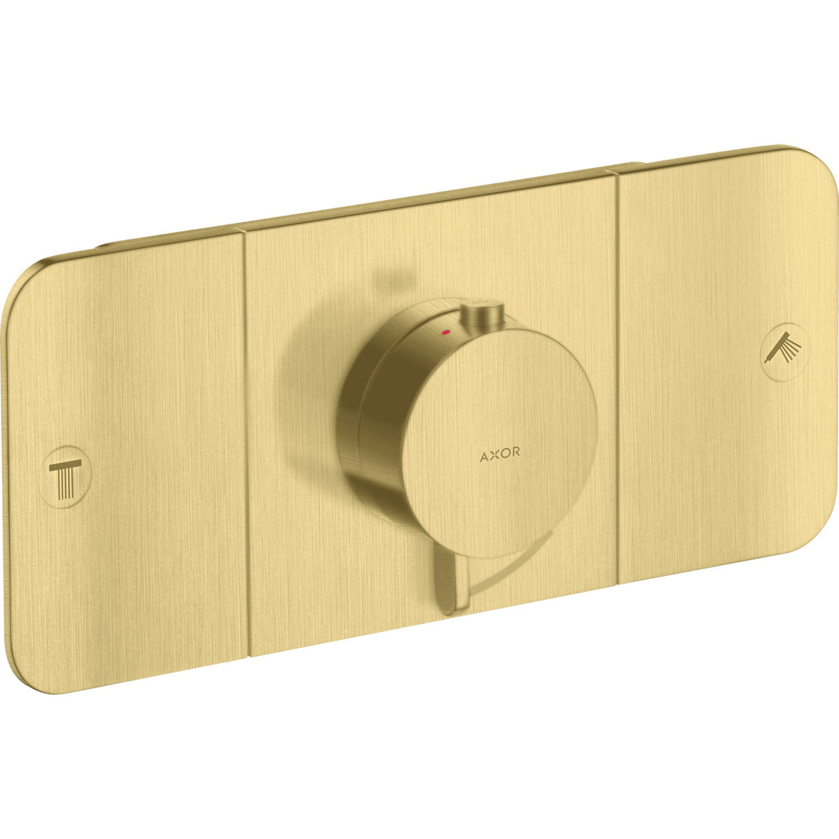 AXOR-One-Thermostatic-module-for-concealed-installation-for-2-functions-Brushed-Brass-45712950