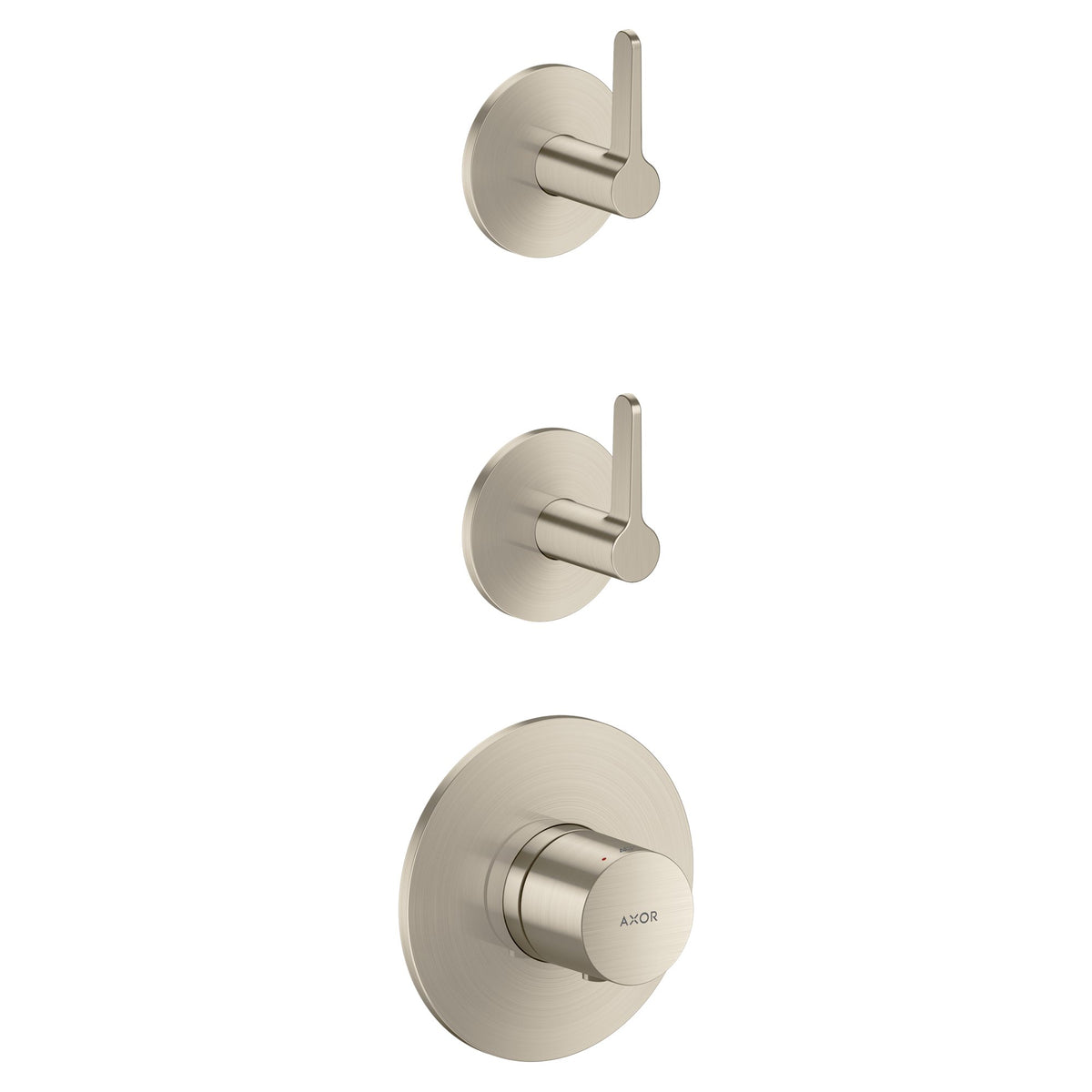 AXOR-One-Thermostatic-module-for-concealed-installation-for-2-functions-with-lever-handle-Brushed-Nickel-48722820