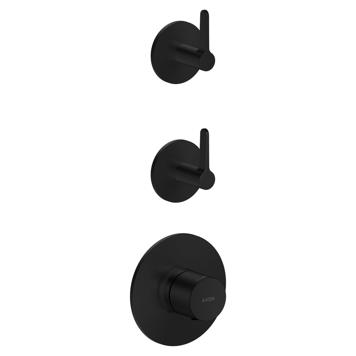 AXOR-One-Thermostatic-module-for-concealed-installation-for-2-functions-with-lever-handle-Matt-Black-48722670
