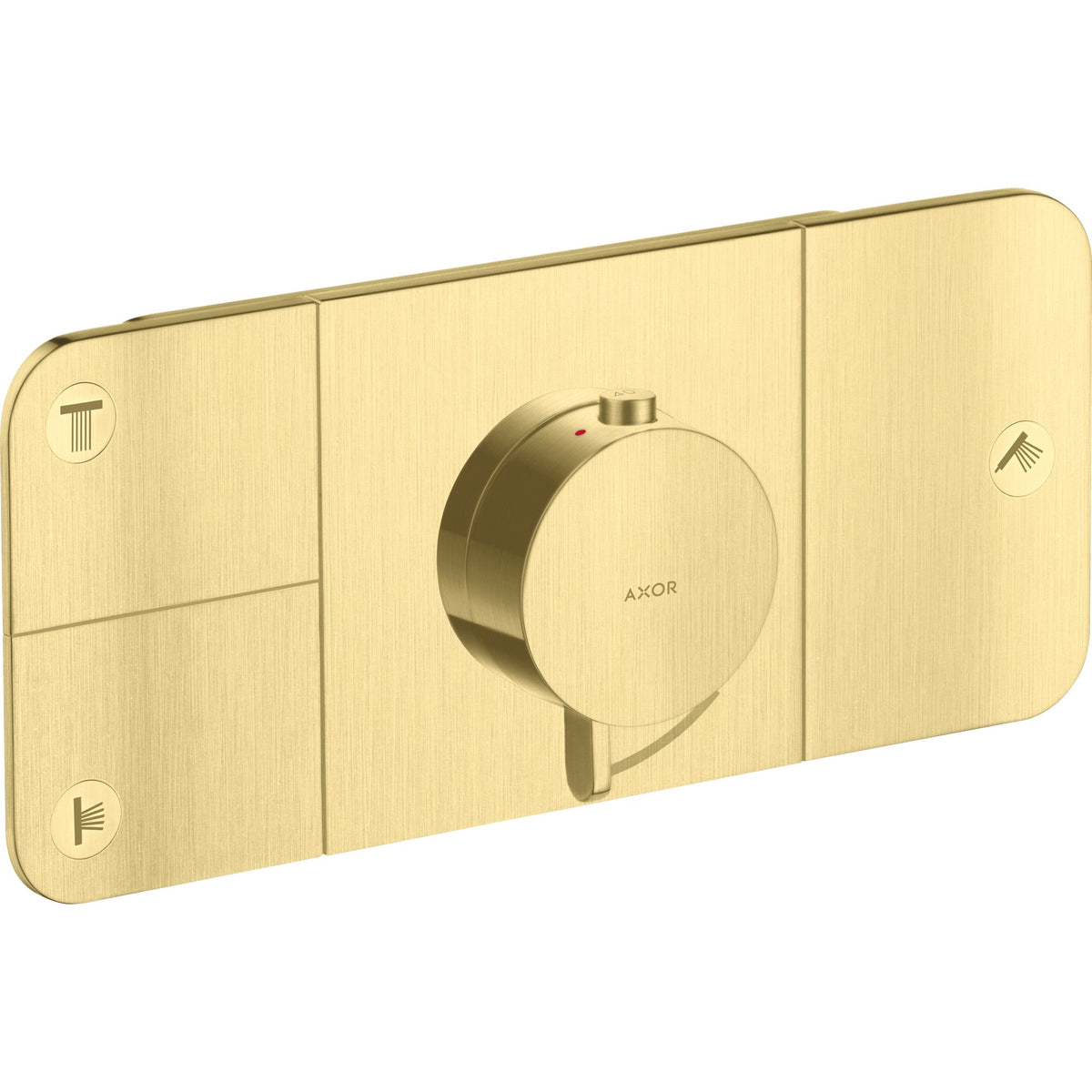 AXOR-One-Thermostatic-module-for-concealed-installation-for-3-functions-Brushed-Brass-45713950
