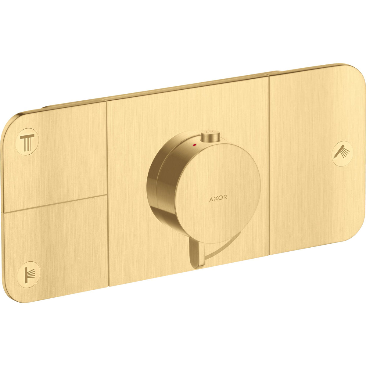 AXOR-One-Thermostatic-module-for-concealed-installation-for-3-functions-Brushed-Gold-Optic-45713250