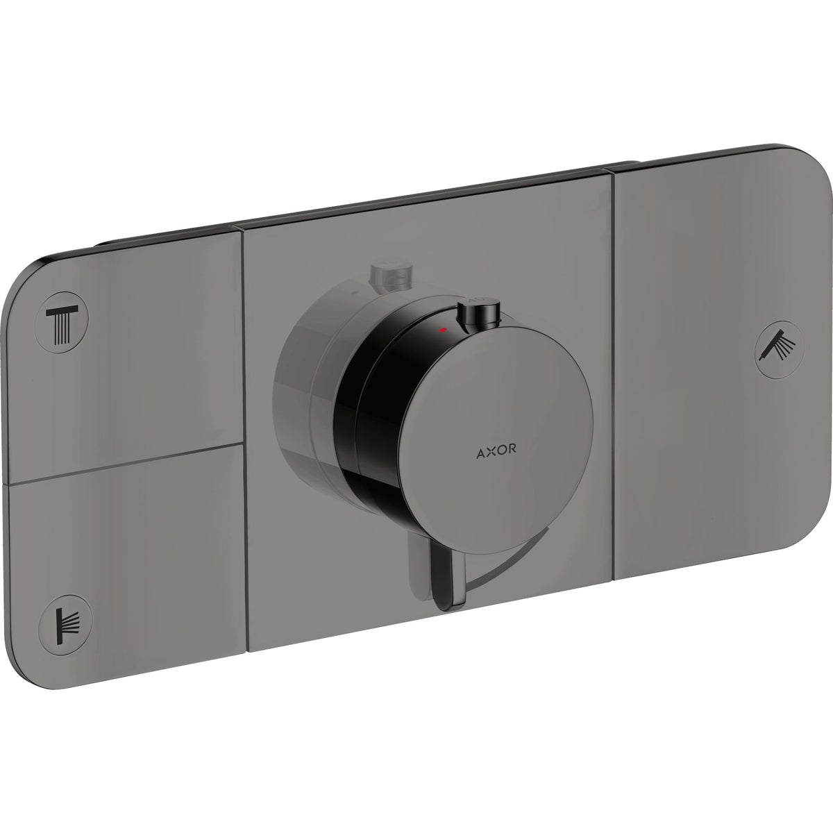 AXOR-One-Thermostatic-module-for-concealed-installation-for-3-functions-Polished-Black-Chrome-45713330