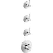 AXOR-One-Thermostatic-module-for-concealed-installation-for-3-functions-with-lever-handle-Chrome-48723000
